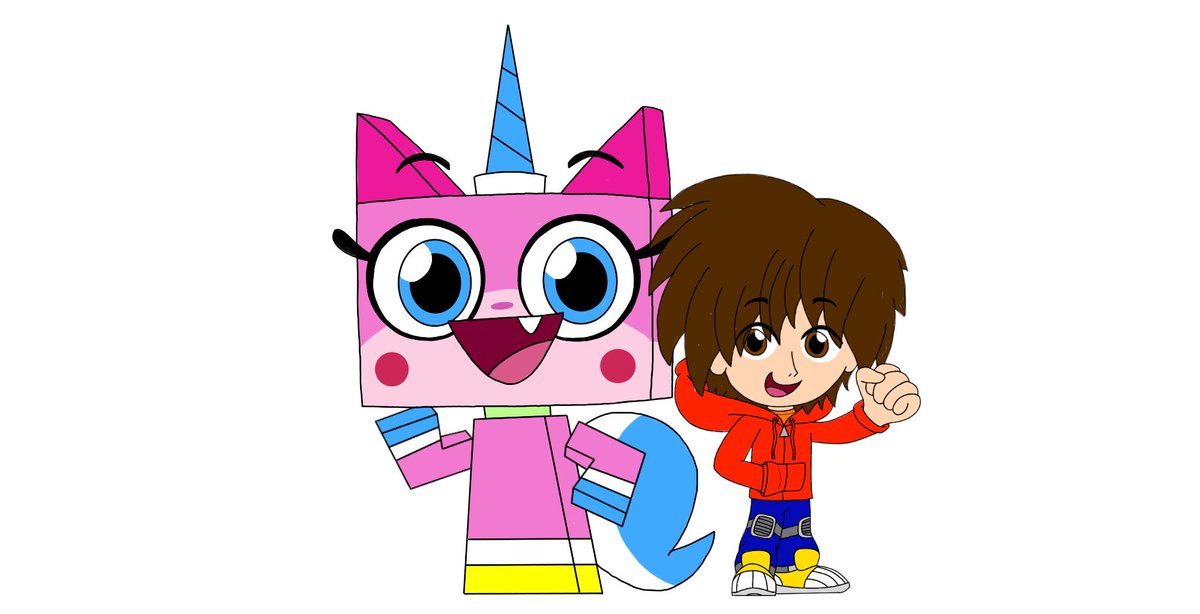 LachlanBerthel1's tweet photo. Everyone: "OMG, we have the best shipping characters for Unikitty and Puppycorn!"
Me: #unicrew, hold my pizza!
#Unikitty x Lachlan, Bailey x Puppycorn! https://t.co/dHdFi8XieB