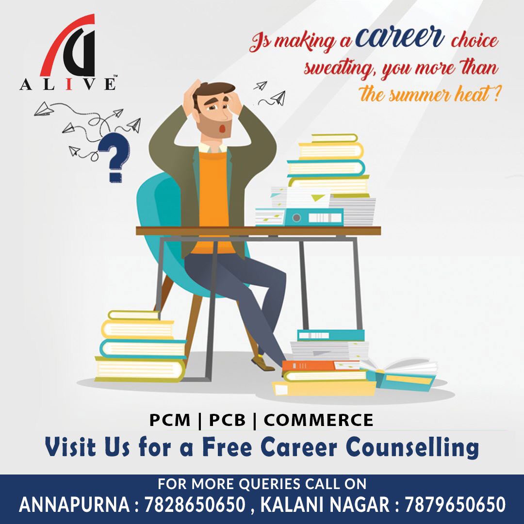 IndoreAlive's tweet image. We at Alive Institute provide you a variety of career options to choose from. Admission Open 
For Enquiry Call :
Annapurna : 7828650650,
Kalani_Nagar :7879650650 .

#education #life #preparingforlife #lifeofeducation #important #importance #essenceoglife #newbatch #witty #geek