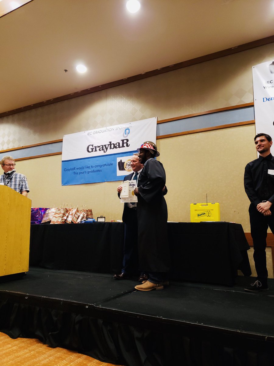 AMEelectric's tweet photo. Congratulations to Mike McClendon on graduating from the IECA Apprenticeship Program, receiving his Journeyman’s Certificate! https://t.co/EbQBgGn9G3