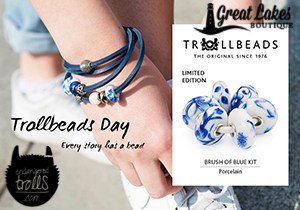 EndangeredTroll's tweet photo. Trollbeads Day 2019 Preview (Trollbeads Brush of Blue) https://t.co/2GdVKbaXyt https://t.co/Kgeho2KRjf