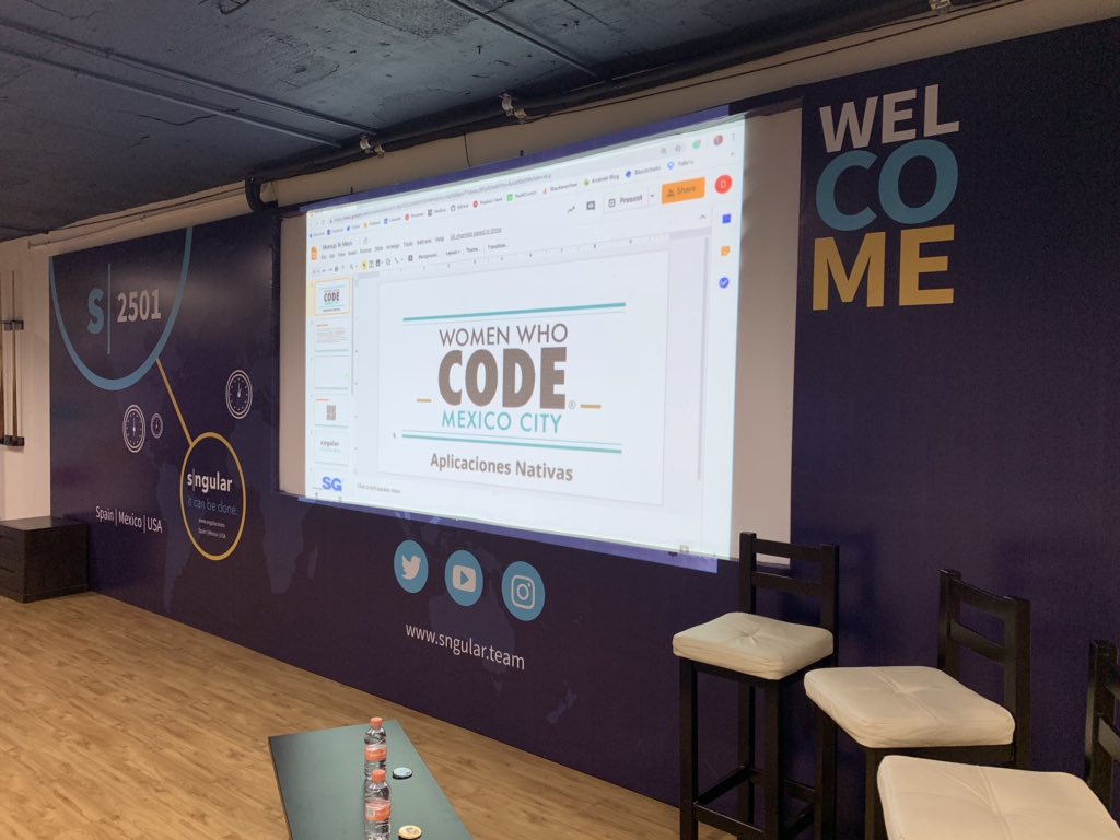_DanielaSierra's tweet photo. #MeetUp Aplicaciones Nativas. @WWCodeCDMX #WWCode 
Inspirar  &amp; Compartir https://t.co/jE1g479HYB