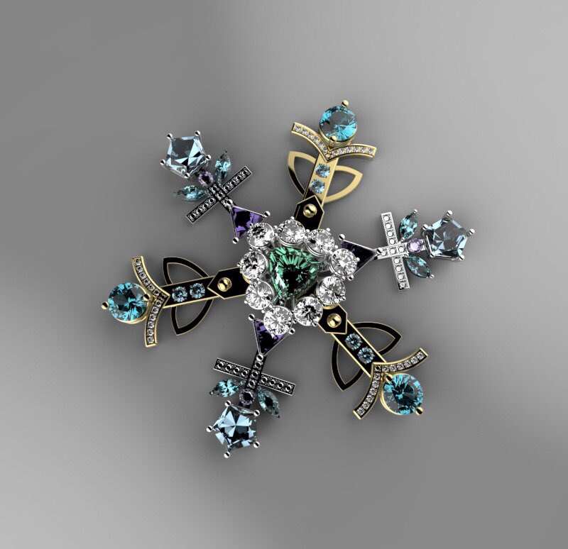 kodawarijeweler's tweet image. CAD design and rendering picture based on my client’s handwriting pendant top.
#RhinoGold #b9c #PhrozenShuffle #jewelry #keyshot #CAD