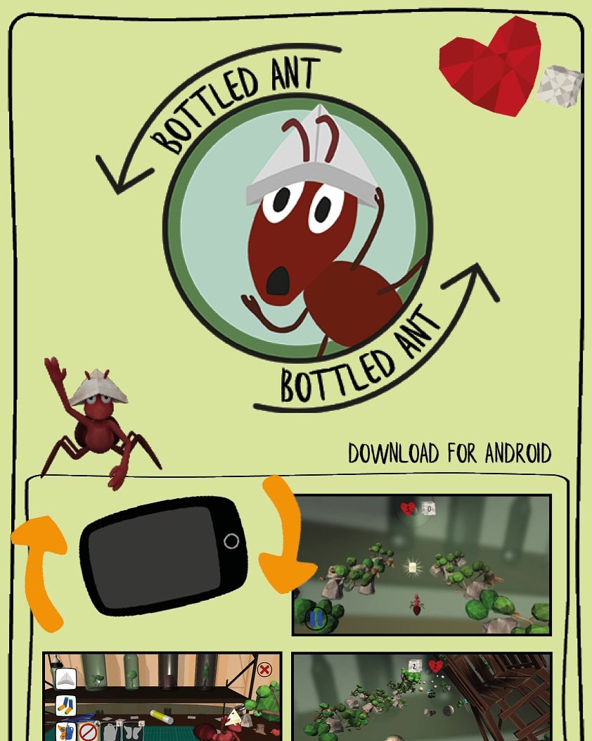 AntBottled's tweet photo. In the last days our posts were not very regularly. Sorry for that 🙏

There is a lot of stuff going on in our lives. And the next event we have to put effort on is the #campusfieber tomorrow 😊

In this picture you can see a poster for tomorrow :)

#gamedev #poster #IndieDev https://t.co/8uGYkr8RL2