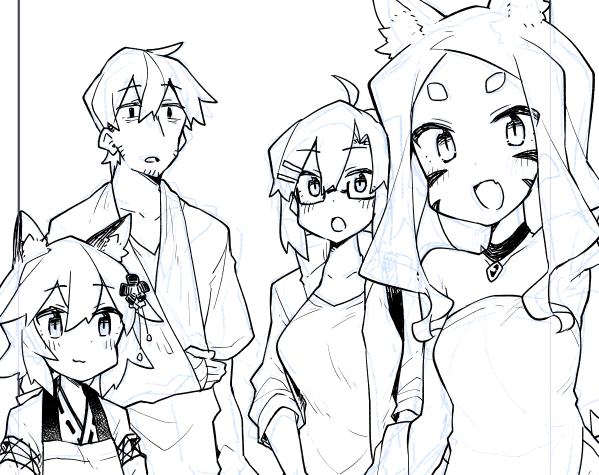 可愛く描けて嬉し🦊 