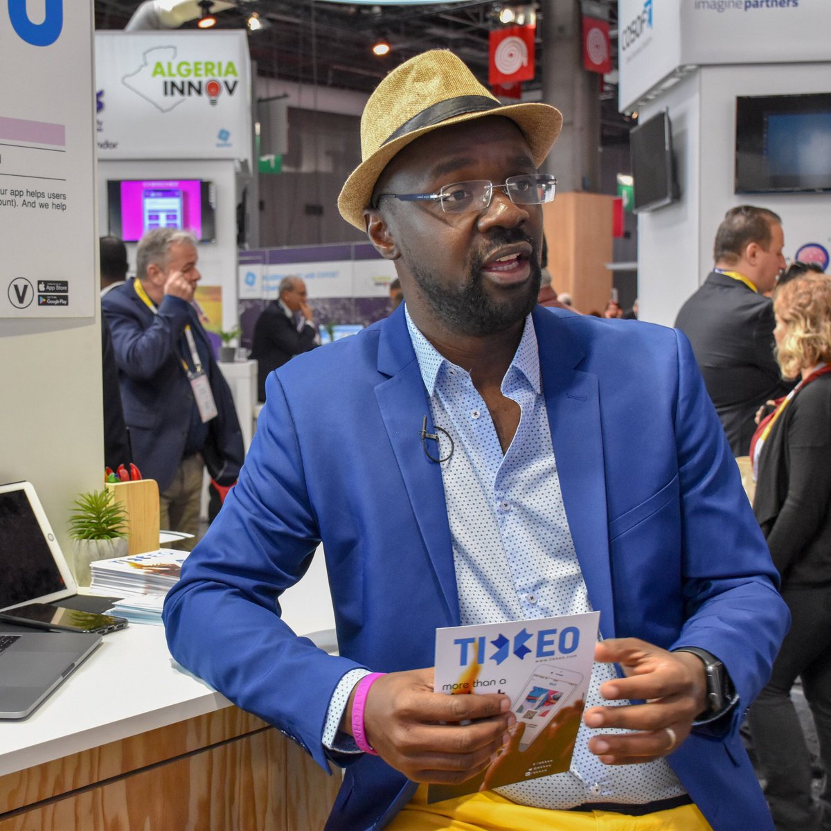 Find our CEO <a href="/LenhSean/">Laurain Essono Ngoua</a> at #VIVATECH stand B02.
