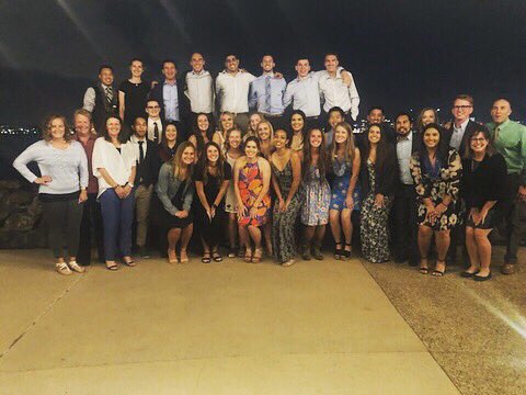 SDSUATP's tweet image. Congratulations to our Athletic Training Program’s graduating class of 2019! We are so proud of each and every one of you! Enjoy this moment and be proud of yourselves! You did it! #AztecsForLife #graduation2019 #sdsu #atc #atp
