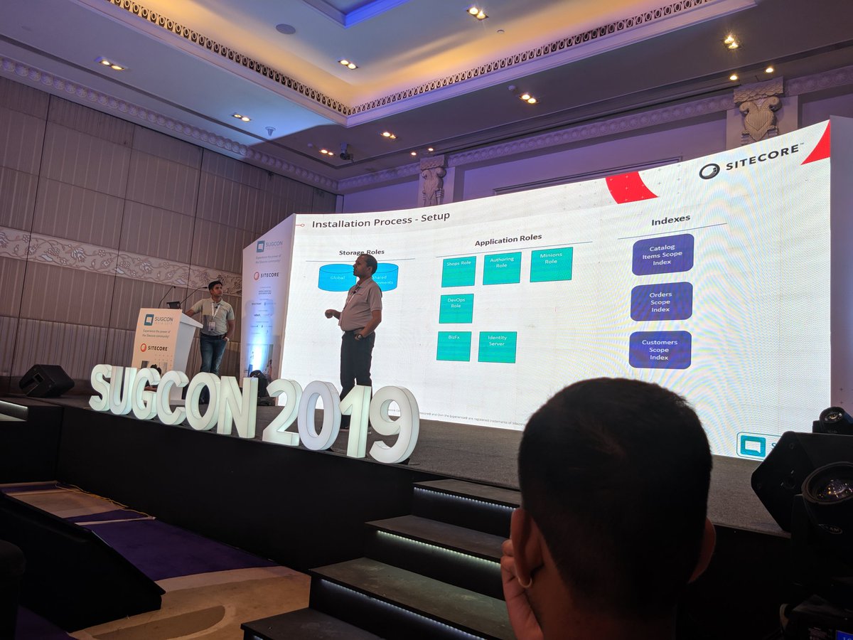 <a href="/bankavipin/">Vipin Banka</a> is talking about the commerce installation in commerce session  #sugcon2019India #sugcon #Sitecore #rightpointAtSugcon #rightpoint
