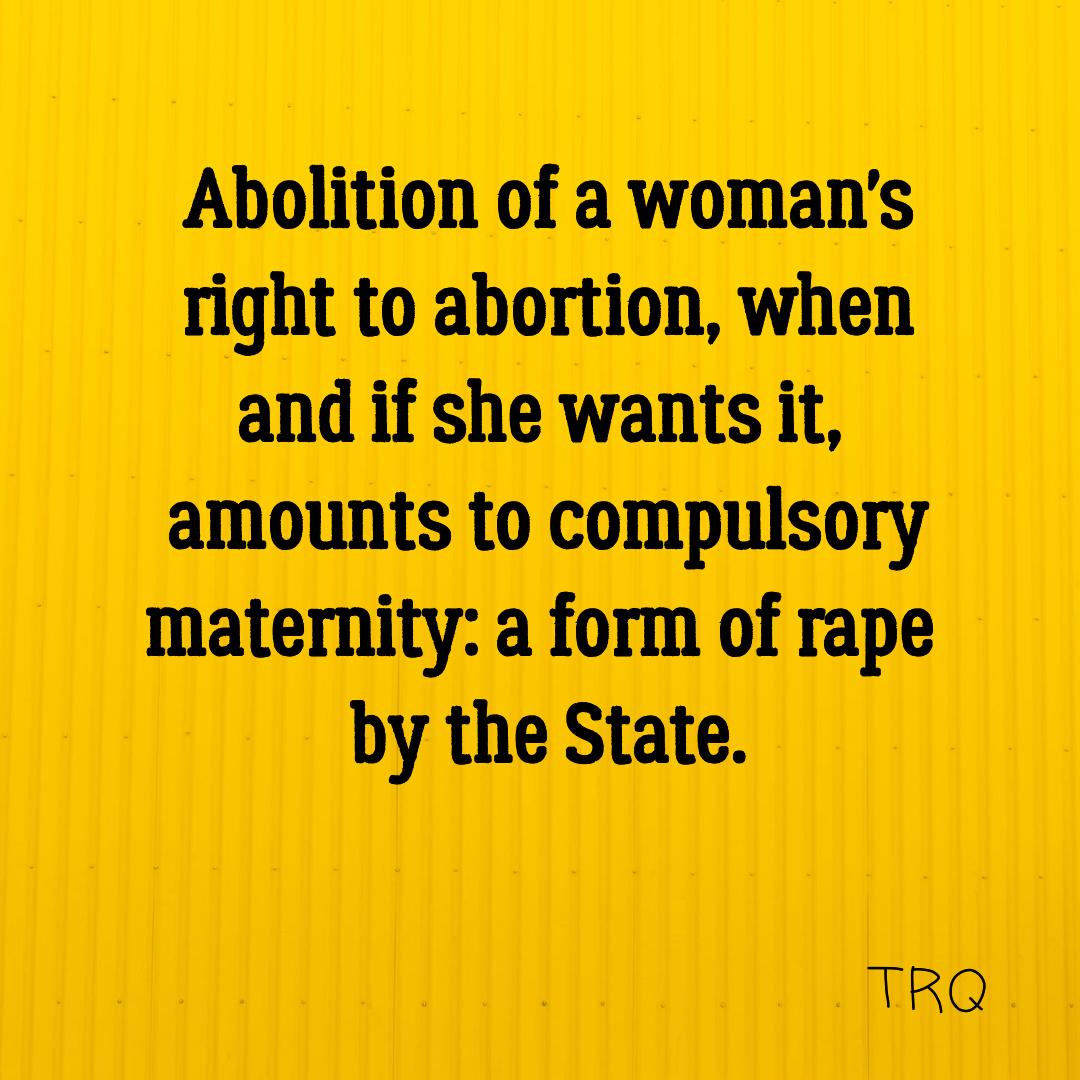 arina_takia's tweet photo. When it comes to women's rights with respect to their reproduction, I think you should leave it to women.
.
.

#AbortionIsAWomansRight #AbortionIsHealthcare #PlannedParenthood #WomensRightsAreHumanRights #women #quotes #quoteoftheday https://t.co/GPelWfMc0u