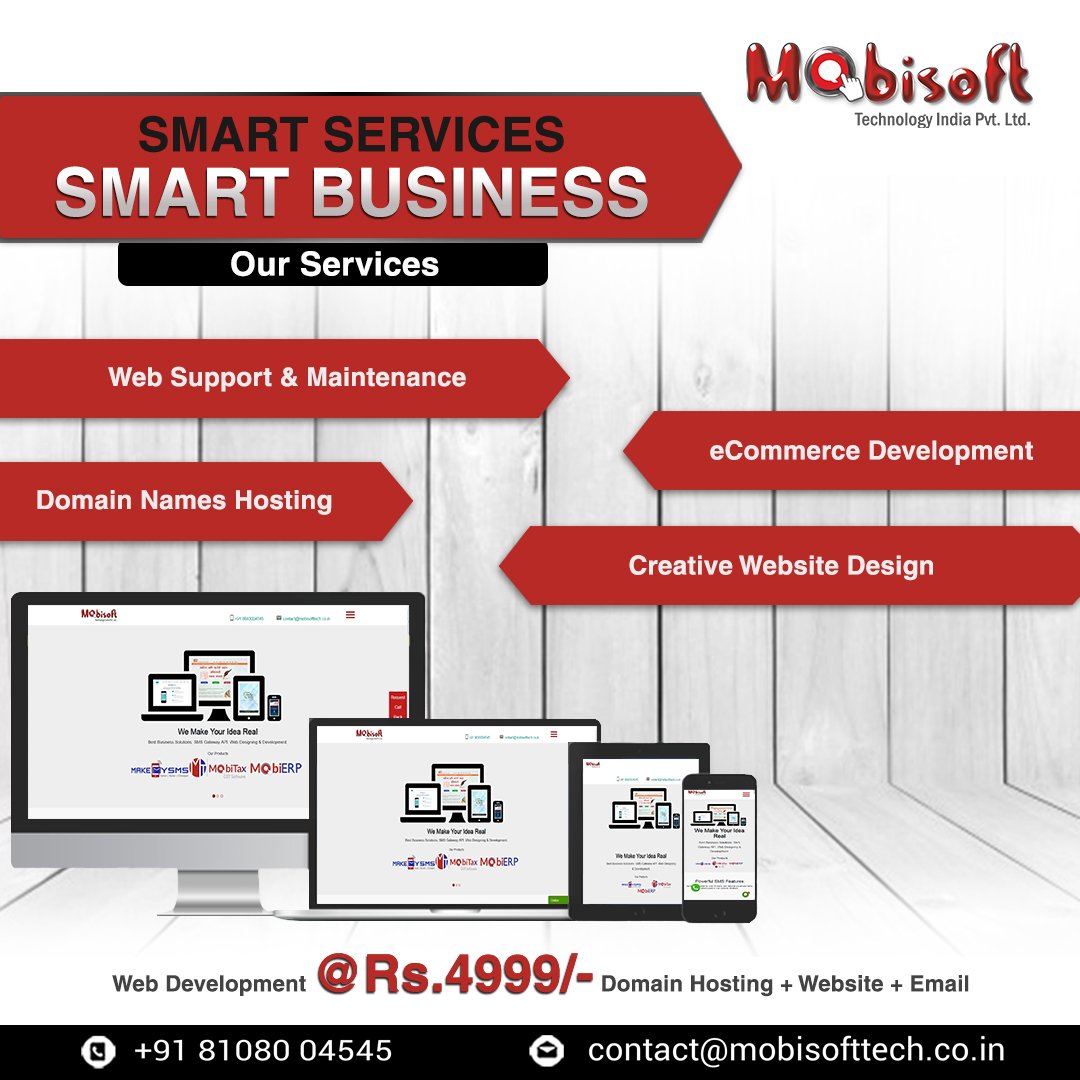 mobisoftindia's tweet image. Get smart with your business but first do you have a website?
Because if not, time to change your business strategy and become digital by getting a website.
Call 8108004545 so we can assist you with your marketing.
mobisofttech.co.in
#Mobisofttechnology #Webdevelopment