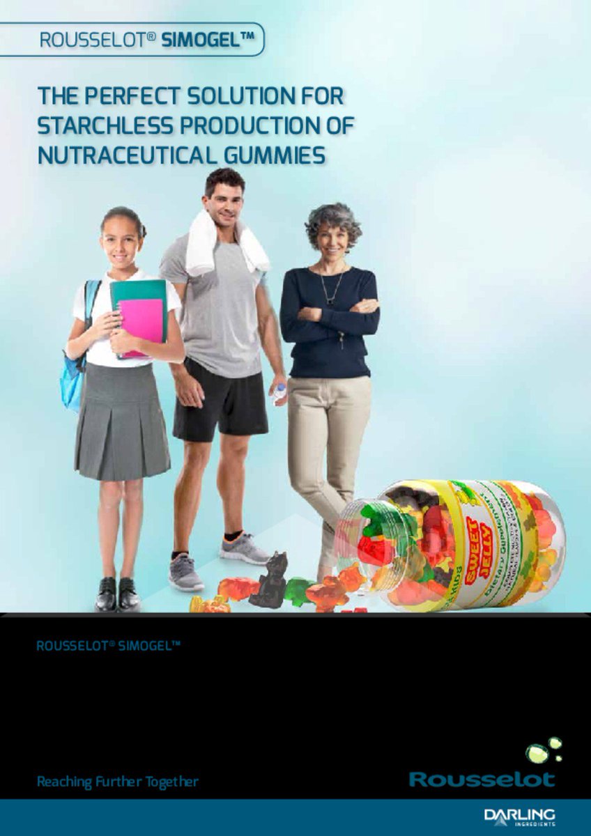 Rousselot_IV's tweet image. #Functional #gummies with #SiMoGel can deliver #vitamins, #fibers or #minerals in a tasty and appealing way. They meet a growing success and represent one of the fastest growing segments of the #neutraceutical industry. Explore more on rousselot.com/products-solut… @RousselotGlobal