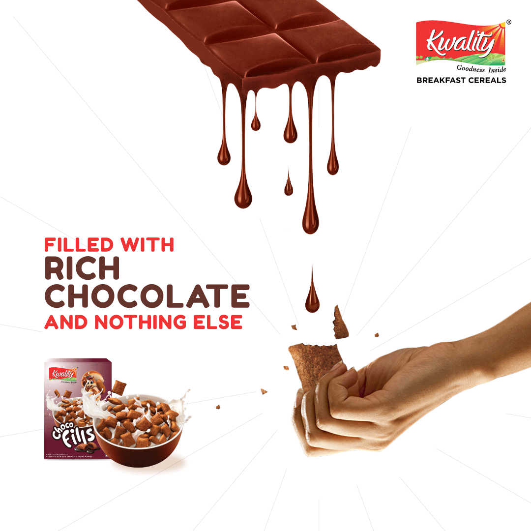 Kwality_Foods's tweet photo. Feel the best of chocolate with choco fills. Kwality Choco Fills are crunchy bites filled with gooey rich chocolate cream.
#kwalityfoods #morningbreakfast #realchocolate #chocofills #chocolaty #yummy #crunchy #delicious #healthy #morningfood #breakfastfood #breakfastrecipes https://t.co/ZwK978j5dP