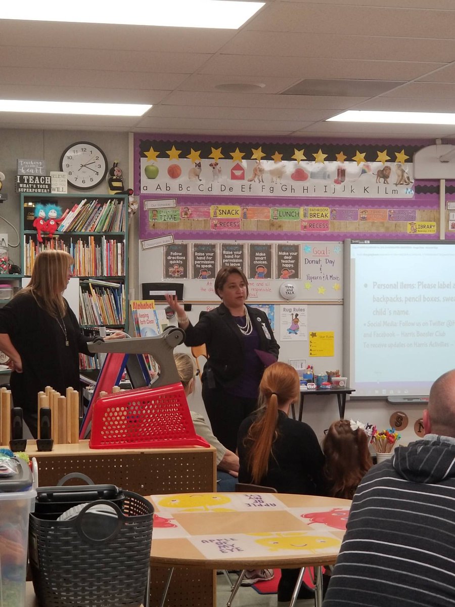 LauraPradoDuran's tweet image. We had an excellent kindergarten orientation today at @HarrisElementa1 Great information for our new parents 💜#Kindergarten #dualimmersionprogram #ournewbabies 💜 #teamBCSD #Teamharris @AnneLHHawk @karentkteach @LilaPerezMar