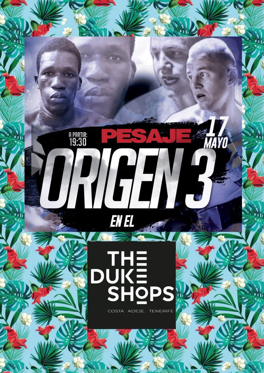 BoxeoPovedano's tweet photo. Pesaje Origen III📆 Día:     Viernes 17 de Mayo #beaduke #thedukeshops 
🕗 Hora:  19:30hr
🚗 Como llegar:
https://t.co/s8EFrkZLrr https://t.co/GP7szeWI82