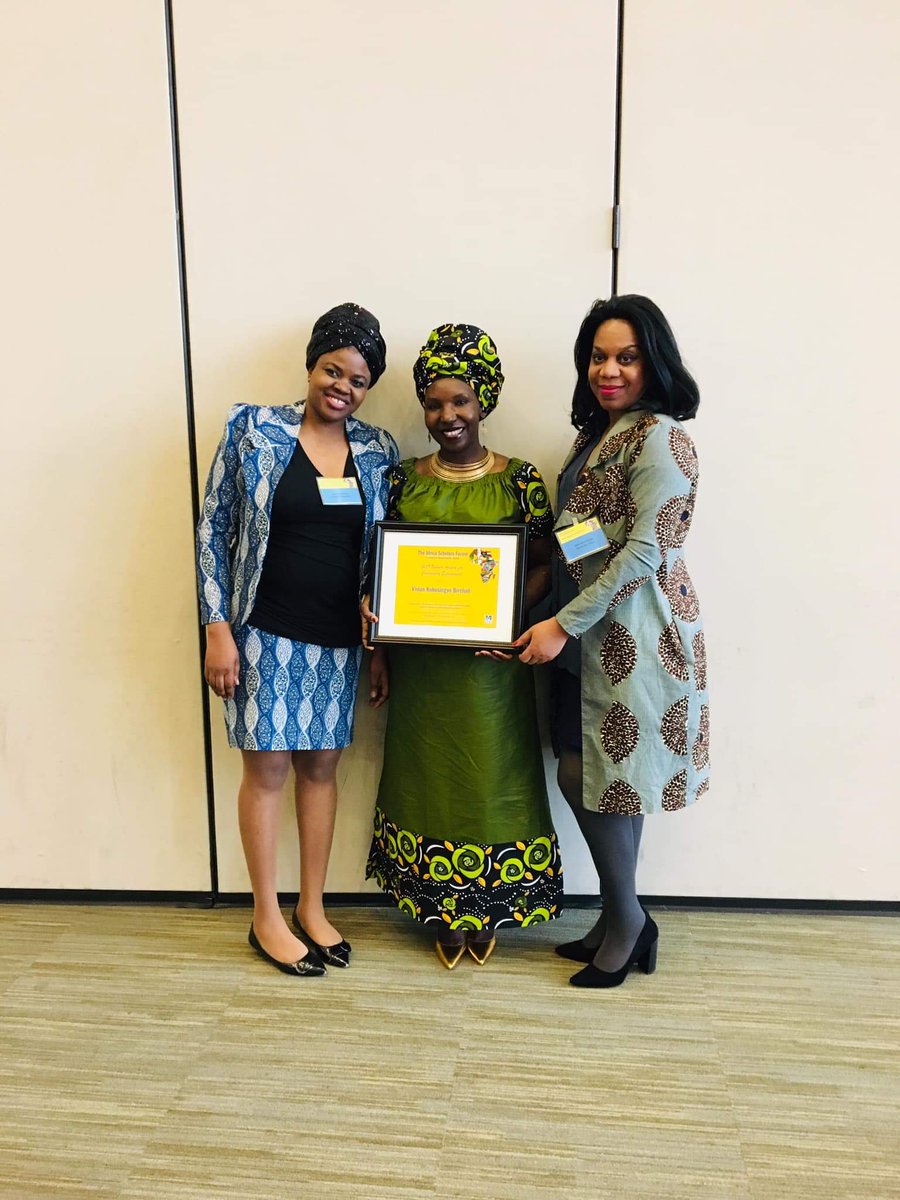 From Right to Left : Associate Dean and Prof. Edozie, Prof. Kobusingye Birchall (Community Engagement Awardee and Keynote), and PAGSA President Hannah Brown