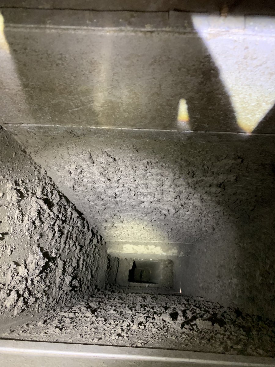 AdvancedFurnace's tweet image. Some before and after photos from an exhaust cleaning at a local college.  Happy customers mean we are now the vendor for all things duct cleaning! 1-877-437-3742.  advancedairductcleaning.com