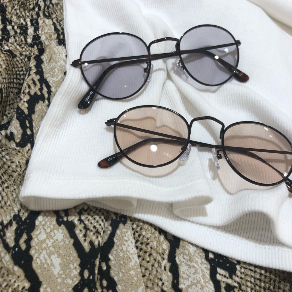 ট ইট র Ungrid神戸マルイ店 New Arrival New メタルブリッジカラーサングラス 3 240 Org Gry 発売中 クリアフレームサングラス 3 240 O Wht Brn メタルブリッジサングラス 3 132 Mix Blk 紫外線対策 陽射し避けにも ファッション性のあるものを