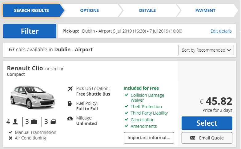 wwautorentals's tweet photo. Visiting #Ireland this summer? Hiring a car at @DublinAirport for 2 days in July costs from €45! Check out other deals at https://t.co/nUokjDO7Ap 😉 Remember to ask for additional insurance with no excess when you pick up the car. It's worth the money! #carhire #freedom #travel https://t.co/ltPCIkUE7q