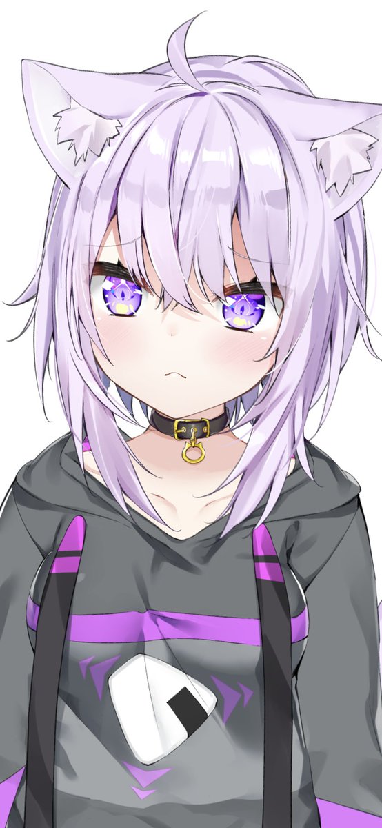 おかゆ　手描き　イラスト　リクエスト 手描きイラスト 猫又おかゆ