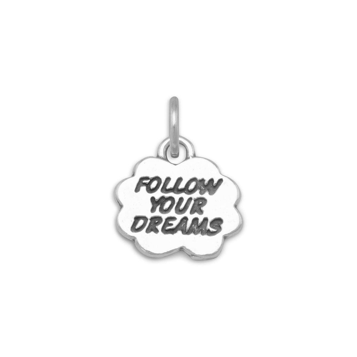 jewelrymandave's tweet photo. Follow Your Dreams Charm, Cloud Shape Charm, Inspirational Charm, Sterling Silver Cloud Shaped Follow Your Dreams Charm, Jewelry, Pendant https://t.co/B8tkSJDf9v #Etsy #jewelrymandave #WordCharm https://t.co/mBzCCbq7P9