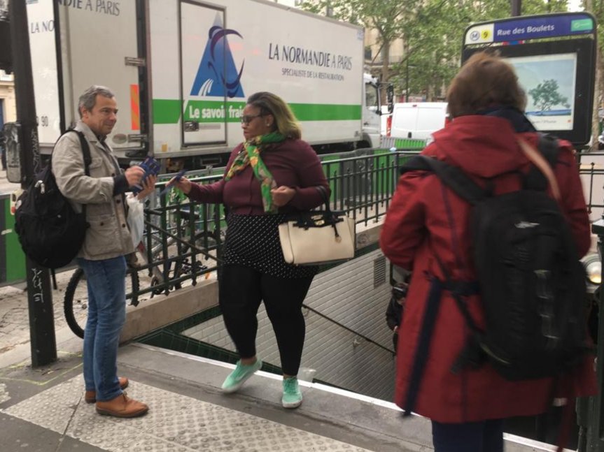 jacques_lefort's tweet photo. A nouveau sur le terrain aujourd'hui à #Paris11 pour défendre les couleurs de @FXBellamy et @AgnesEvren aux #Européennes2019. Merci a Christelle, Thierry, Michel, David et Thomas pour votre mobilisation aux métros Faidherbe, rue des Boulets et Nation !
#JeVoteBellamy #LRParis https://t.co/Rr12IZUV19