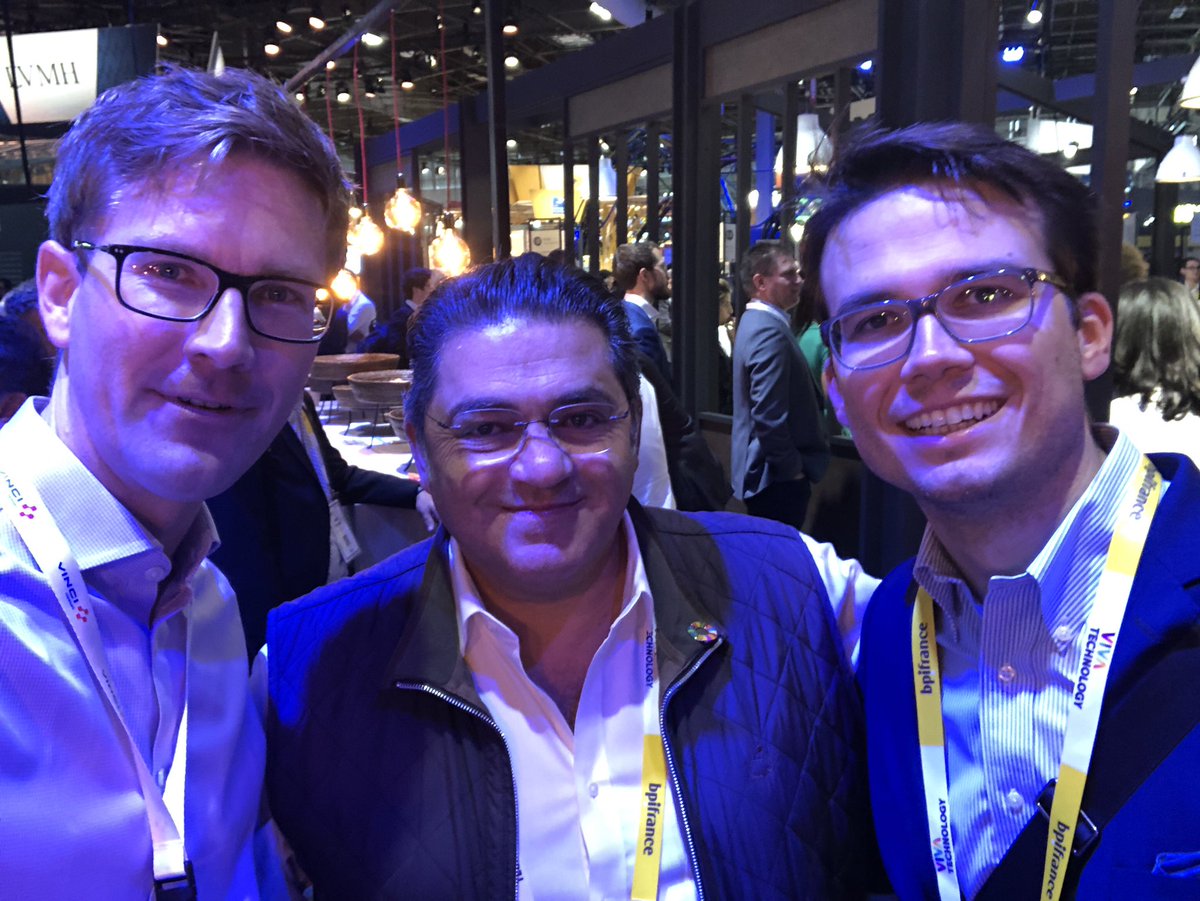 Meeting Plug and Play Tech Center CEO <a href="/SaeedAmidi/">SaeedAmidi</a> and Munich Director <a href="/ClaudiusVC/">Claudius Jablonka</a> at <a href="/VINCIEnergiesD/">VINCI Energies DE</a> @AxiansDE <a href="/ActemiumD/">Actemium Germany</a> @Omexom_Official booth at <a href="/VivaTech/">VivaTech</a>. Looking forward to more!