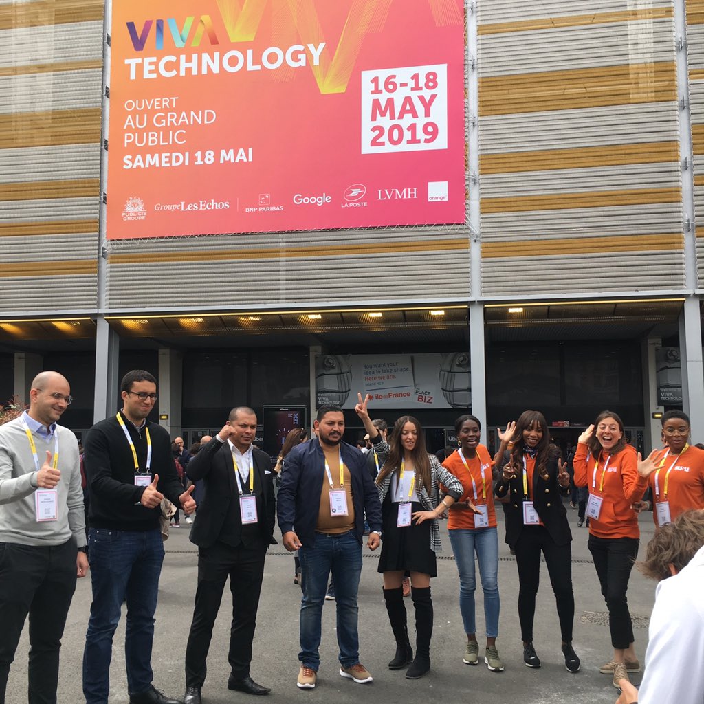 #VivaTech
The winners of @Sanofi in Africa #PitchSessions are celebrating their victory together.

🙌 Congrats to @yodawyapp, @Susucares, Iyeza Health and Ahmini.