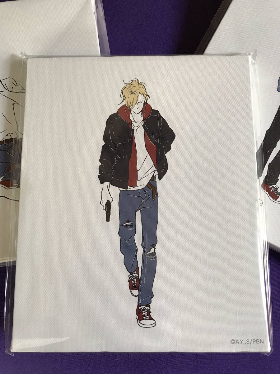 すの胡 Sur Twitter キャンバスアート届いた すっごくかわいいタッチのイラスト アッシュかっこいいなぁ バナナフィッシュ Bananafish