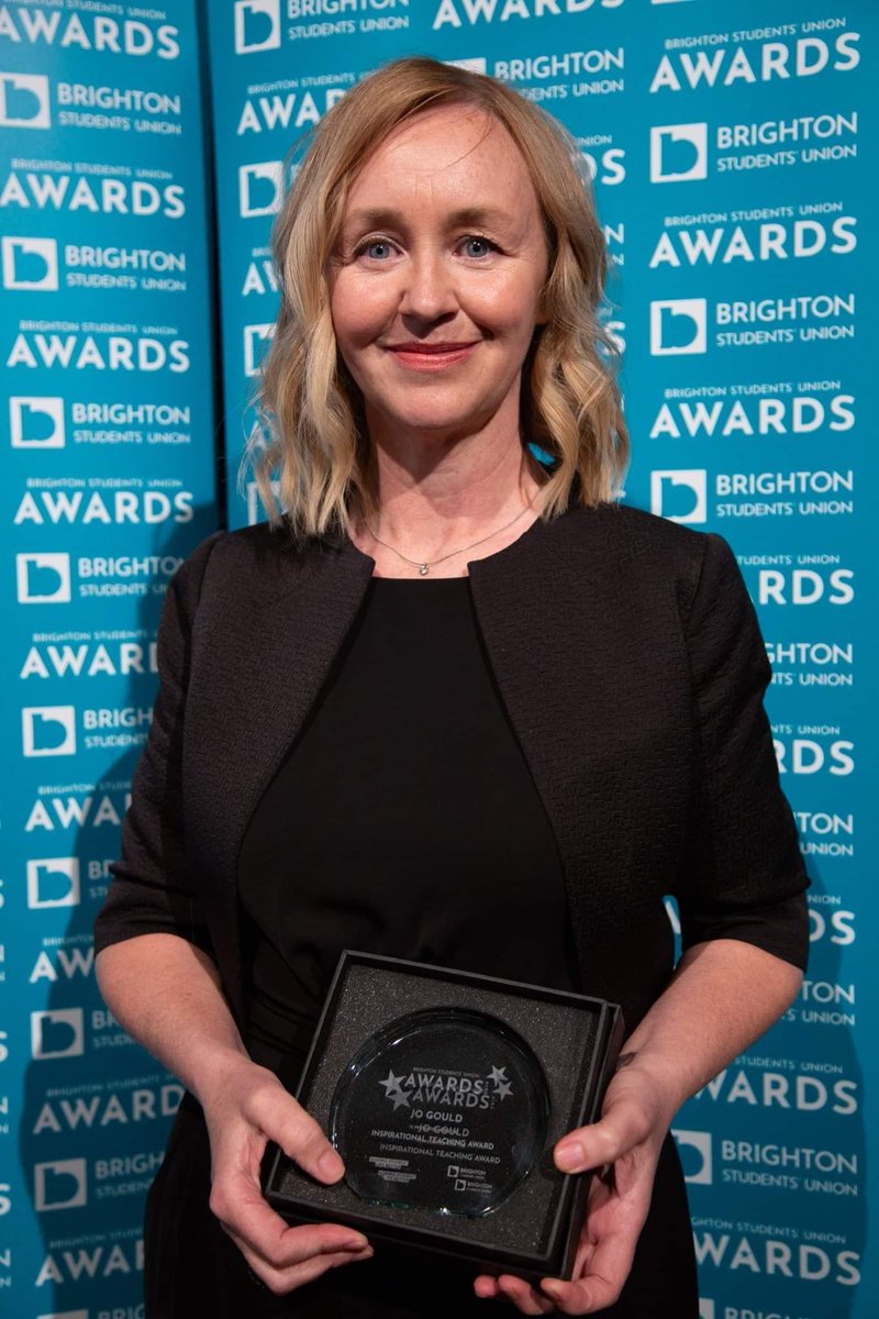And the Inspirational Teaching Award goes to ..... @Jo_midwife 😇 <a href="/uniofbrighton/">University of Brighton</a> 👩🏼‍🏫
