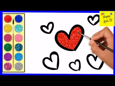 youtube.com/watch?v=KonmhW… Glitter Toy Hearts Colouring &amp; Drawing, Learn Colors for Kids, Toddlers | Happy Kids TV– Glitter Toy Hearts Colouring &amp; Drawing, Learn Colors for Kids, Toddlers | Happy Kids TV