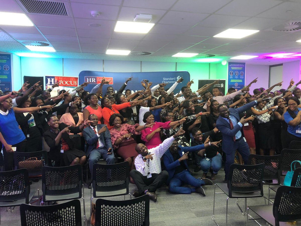 HRFocusU's tweet photo. Wishing you a weekend that is “all the way up!” Here’s a snapshot of the HR Focus Business Challenge Participants, the @hrfocusu and @StanChartGH teams! Captured at the just ended launch event for the HR focus Business Challenge 2019🎉
.
#HRFBC10 #HRFocus #HRFocusU https://t.co/xgWKGBEKDw