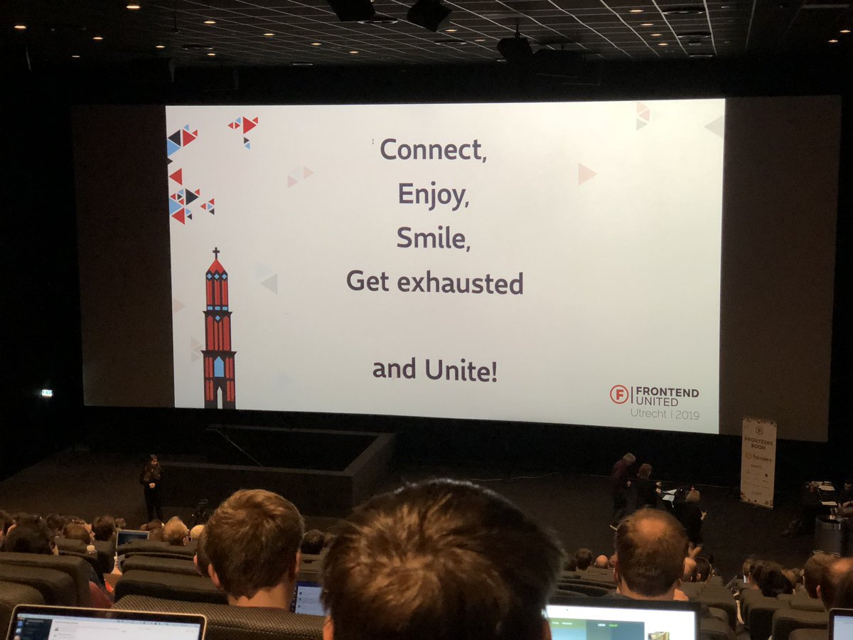 Good morning #FrontendUnited 🙌