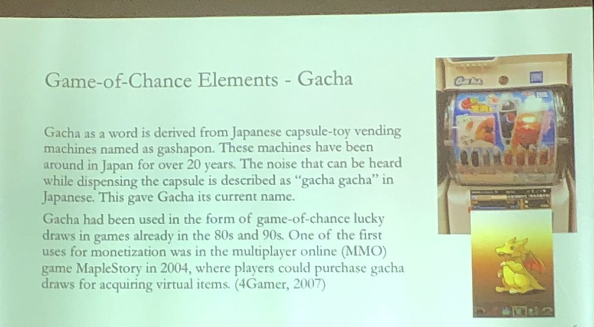 iamamyjaye's tweet photo. Gacha games of chance as a motivational tool to engage learners. #iafor #acll2019 #MolloyEdD https://t.co/KieoT7vv68