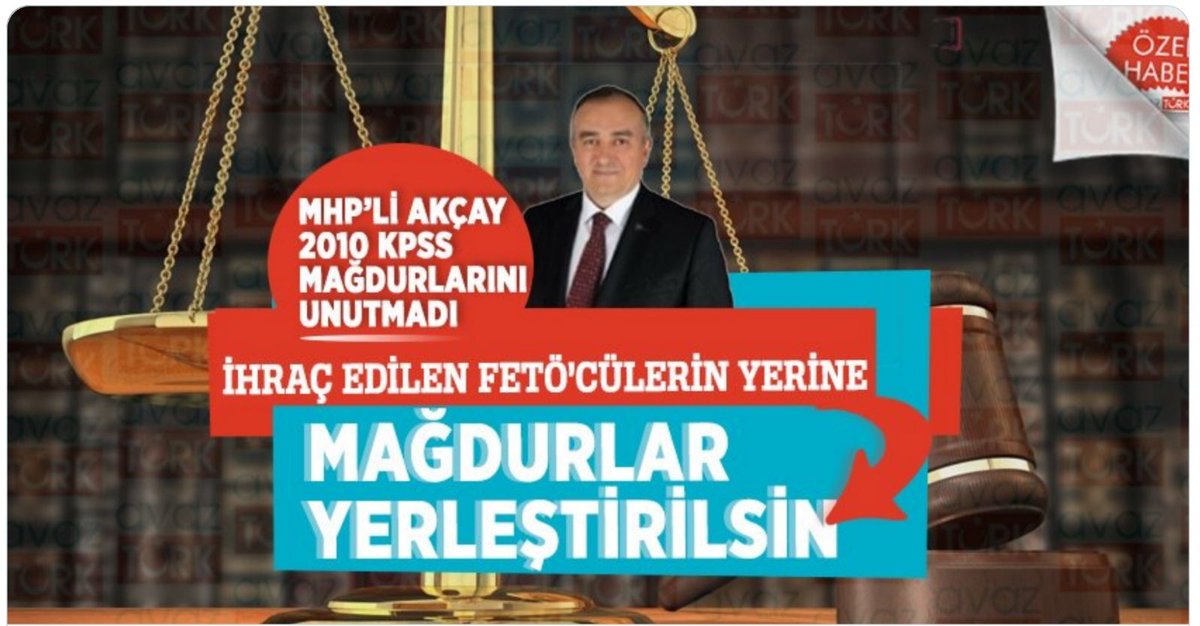 Nergis (@nergis93429229) on Twitter photo <a href="/YildizFeti/">Feti Yıldız</a> #2010KpssDeKopyacılarYÜZÜNDENatanamayıpDavaAÇANLAR
Ya biz feti bey
Bizleri unuttunuz mu
Çok zor durumdayız
Kopya çekenler ortada ceza evleri doldu kesin cezaları aldılar
Bir hak ihlali gün gibi ortada
Bizlerde desteğinizi görmek istiyoruz
<a href="/dbdevletbahceli/">Devlet Bahçeli</a>
<a href="/MhpTbmmGrubu/">MHP TBMM Grubu #MHP</a> <a href="/YildizFeti/">Feti Yıldız</a> #2010KpssDeKopyacılarYÜZÜNDENatanamayıpDavaAÇANLAR
Ya biz feti bey
Bizleri unuttunuz mu
Çok zor durumdayız
Kopya çekenler ortada ceza evleri doldu kesin cezaları aldılar
Bir hak ihlali gün gibi ortada
Bizlerde desteğinizi görmek istiyoruz
<a href="/dbdevletbahceli/">Devlet Bahçeli</a>
<a href="/MhpTbmmGrubu/">MHP TBMM Grubu #MHP</a>