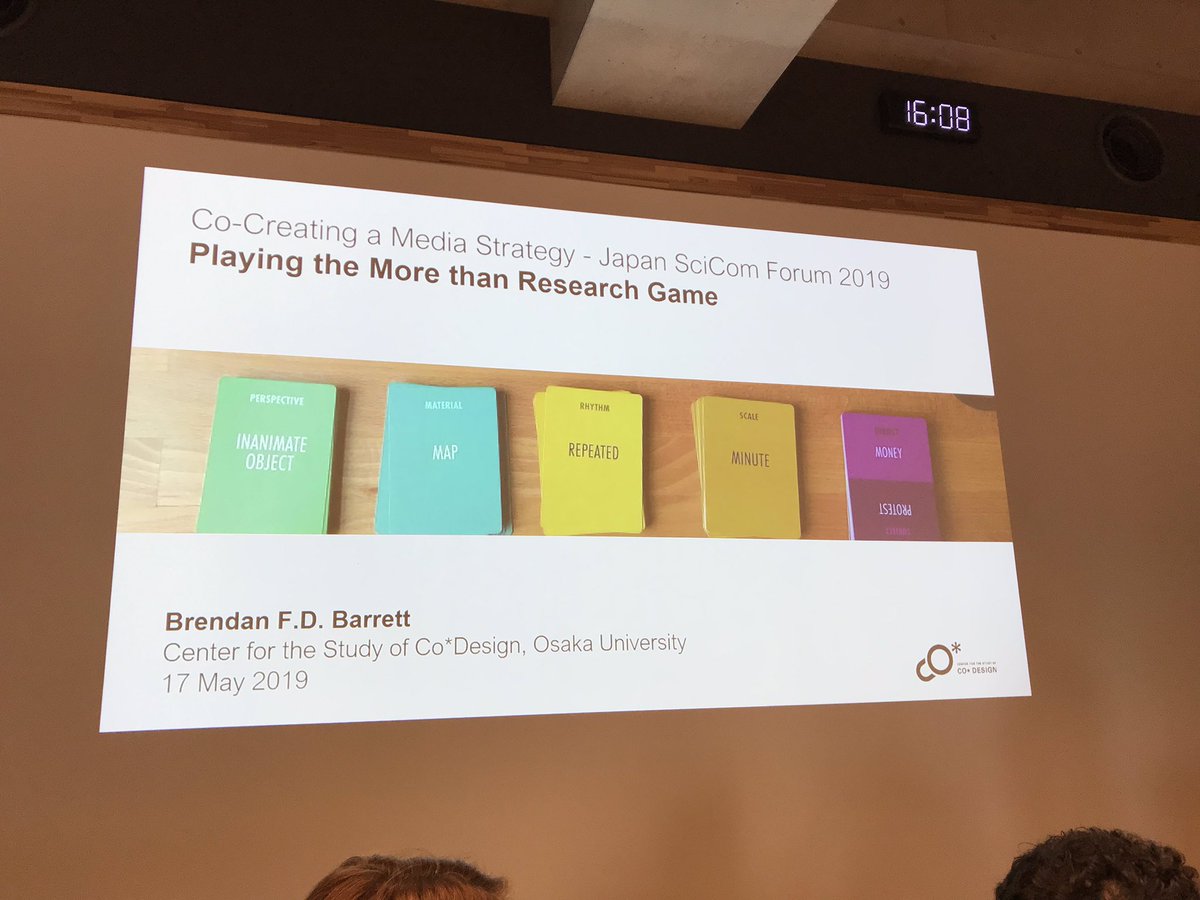 tonyatkinson56's tweet photo. Final session forJapan SciCom Forum 2019. @BFDBarrett leads group workshop on creating a media communications strategy for a specific Sustainable Development Goals target. #jsf19 https://t.co/NnrJGujIO1