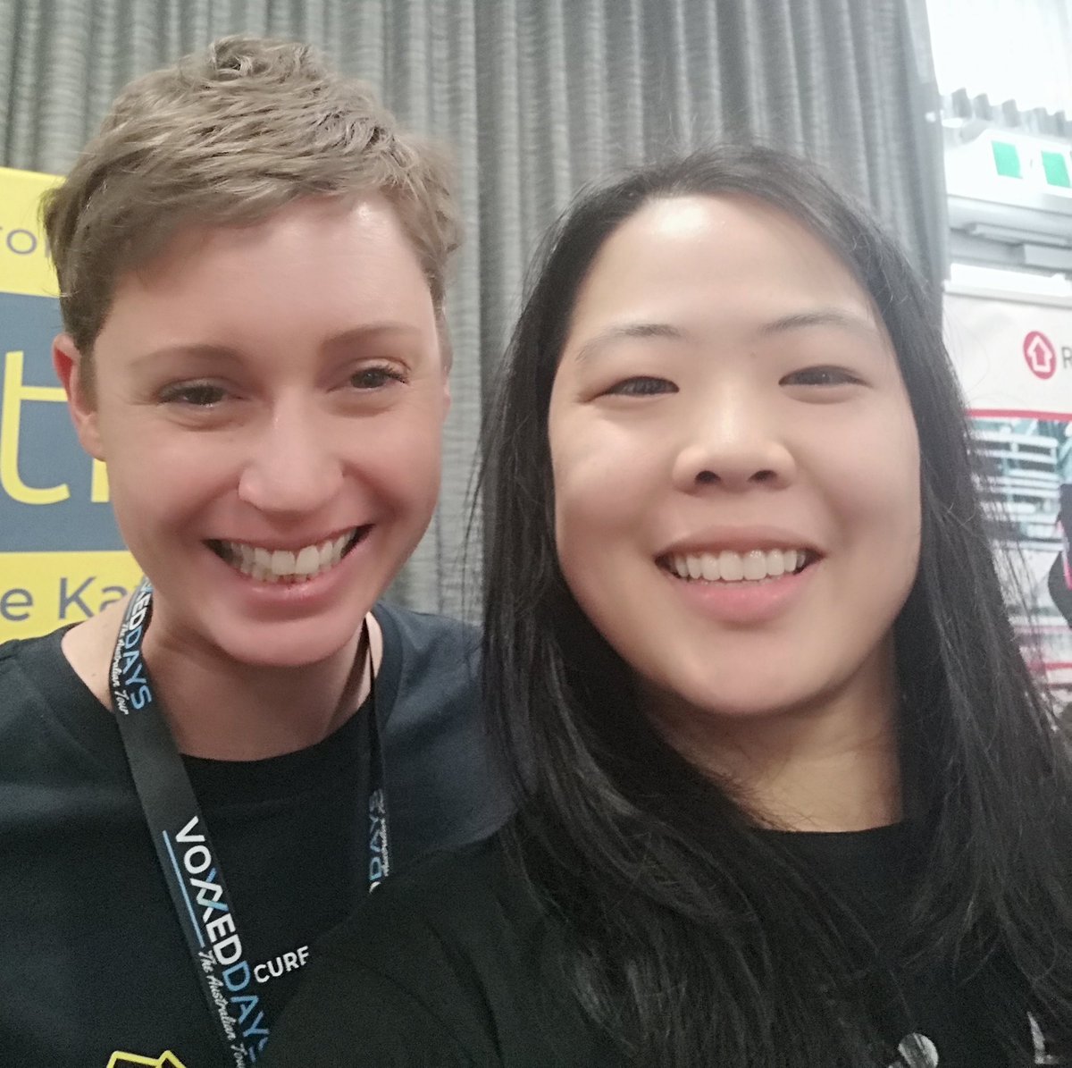 jytc_'s tweet photo. Having a blast @voxxed @VoxxedAustralia, π learning loads and meeting amazing people @duncanwbanks (@ippontech) @christhalinger (@Twitter) @SvenRuppert (@vaadin) and Kylie (@tw_ltd) #twittermvteam #VoxxedAus2019 #thanksDuncan https://t.co/k0vRCMJ1FK