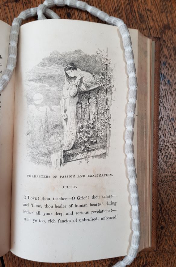 TrinCollLibCam's tweet photo. Anna Brownell Jameson was born #otd in 1794. Her "Characteristics of Women" (1832) is a revolutionary analysis of Shakespeare's heroines. She is also the author of the fifty etchings in the book, dedicated to the Shakespearean actress Fanny Kemble. #WrenLibrary #GryllsCollection https://t.co/v7SkuYLEkd