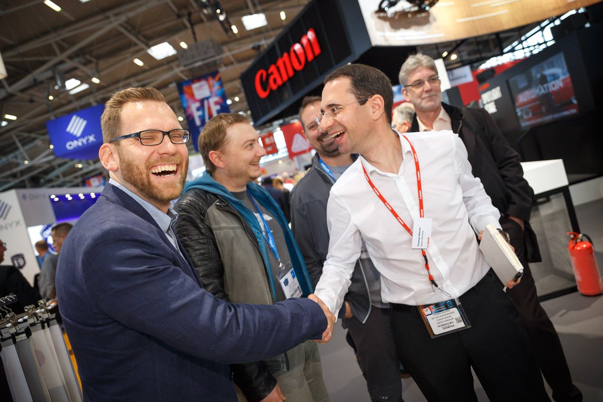CanonEMEA's tweet image. Hey #FESPA2019! We are ready for the final day. The past 3 days have been great at the Canon stand in hall B5.