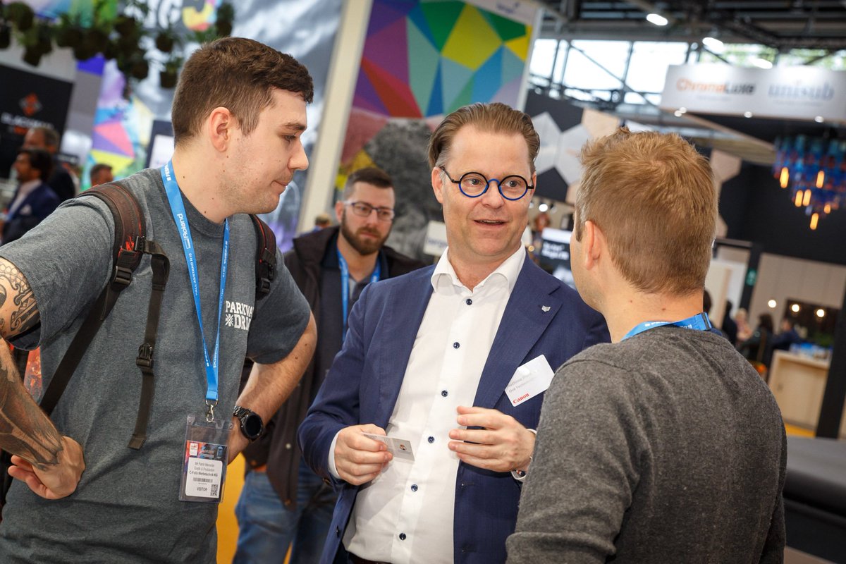 CanonEMEA's tweet image. Hey #FESPA2019! We are ready for the final day. The past 3 days have been great at the Canon stand in hall B5.