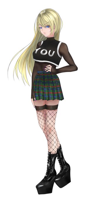 名前は未定だけどついに完成した、、、!
#オリキャラ 
#絵描きさんと繋がりたい 