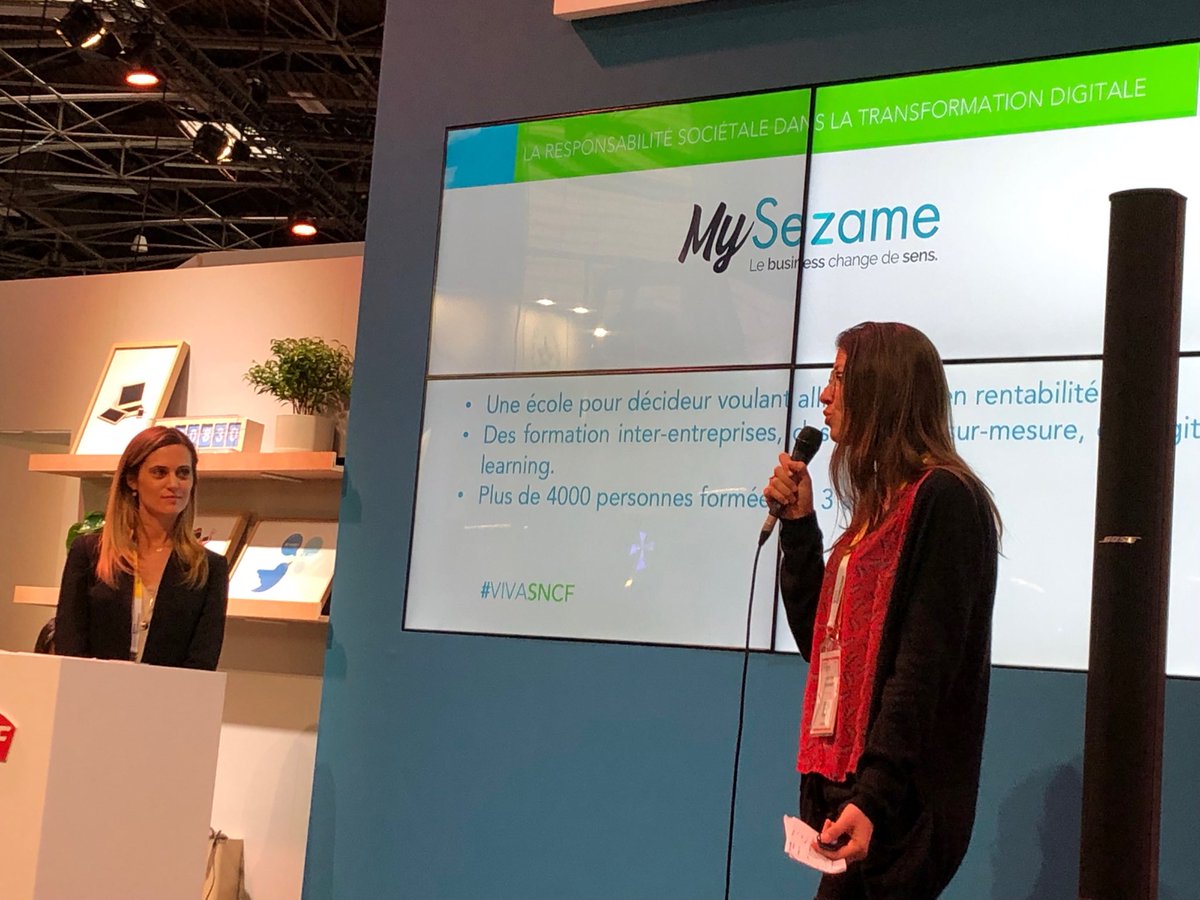 Dom_Damide's tweet photo. #VivaSNCF @MySezame Accompagner SNCF sur les sujets de Business à impacts environnementaux : ateliers / idéation Faire croître la réflexion et les actions autour de la #Techforgoods pour un « Numérique responsable » Emilie BLOYET @SNCF_Digital https://t.co/gBUm2nz7o3