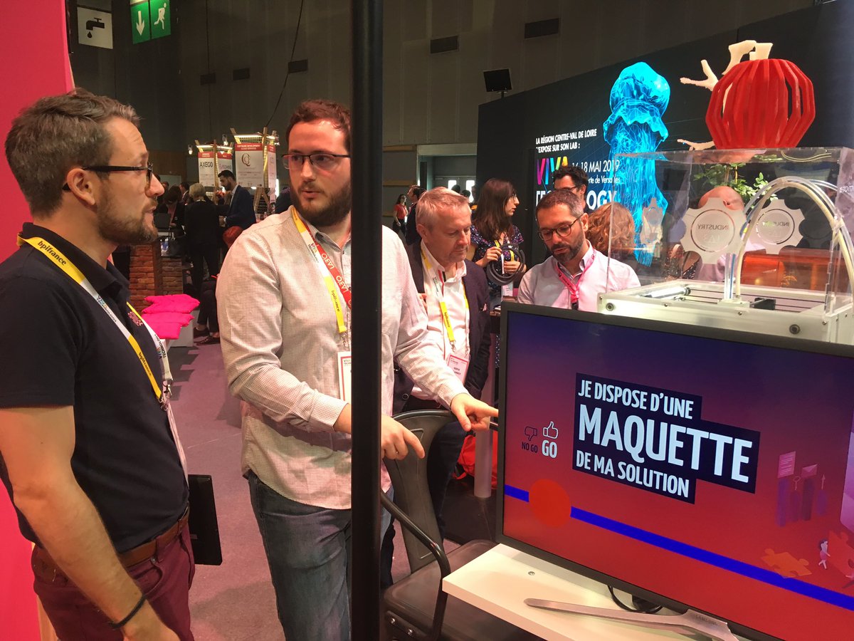 FABLABORL's tweet image. On a fini la journée à @VivaTech hier avec une conférence pour présenter l’Industry Lab, notre plateforme d’accélération industrielle unique en France. C’est parti pour cette 2ème journée ! Venez échanger avec nous au Lab B17 au sein de la @techloirevalley ! #VivaTech #innovation
