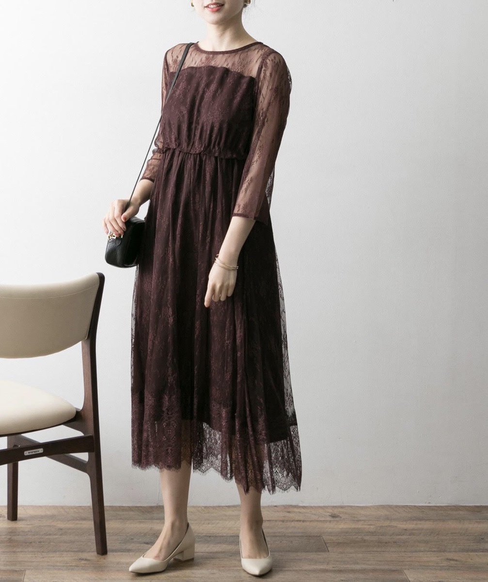 ルミネ新宿 V Twitter ルミネ2 3f アーバンリサーチ La Maison ラメゾン 大人の女性に欠かせないベーシックでシーズンレスな ワンピース 総レースデザインがエレガントな雰囲気を演出するワンピースに新色が登場しました ターコイズ ブラウンはルミネ店舗限定