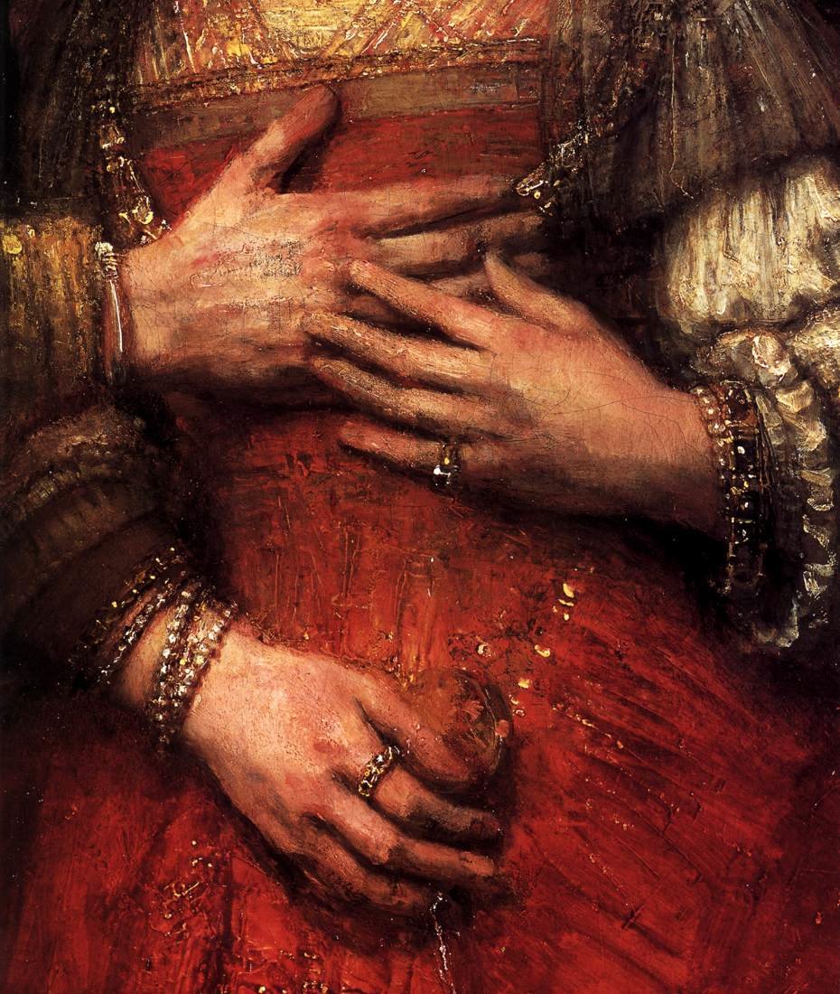 #TweetColorato
#CasaLettori 
<a href="/CasaLettori/">Casa Lettori</a> 

Noi tutti anche i migliori e più audaci uomini e donne, sistemiamo la nostra vita tenendo conto di quello che la società convenzionalmente ordina e considera giusto.
 Walt Whitman

© Rembrandt ® 
The Jewish Bride 
La sposa ebrea 1667