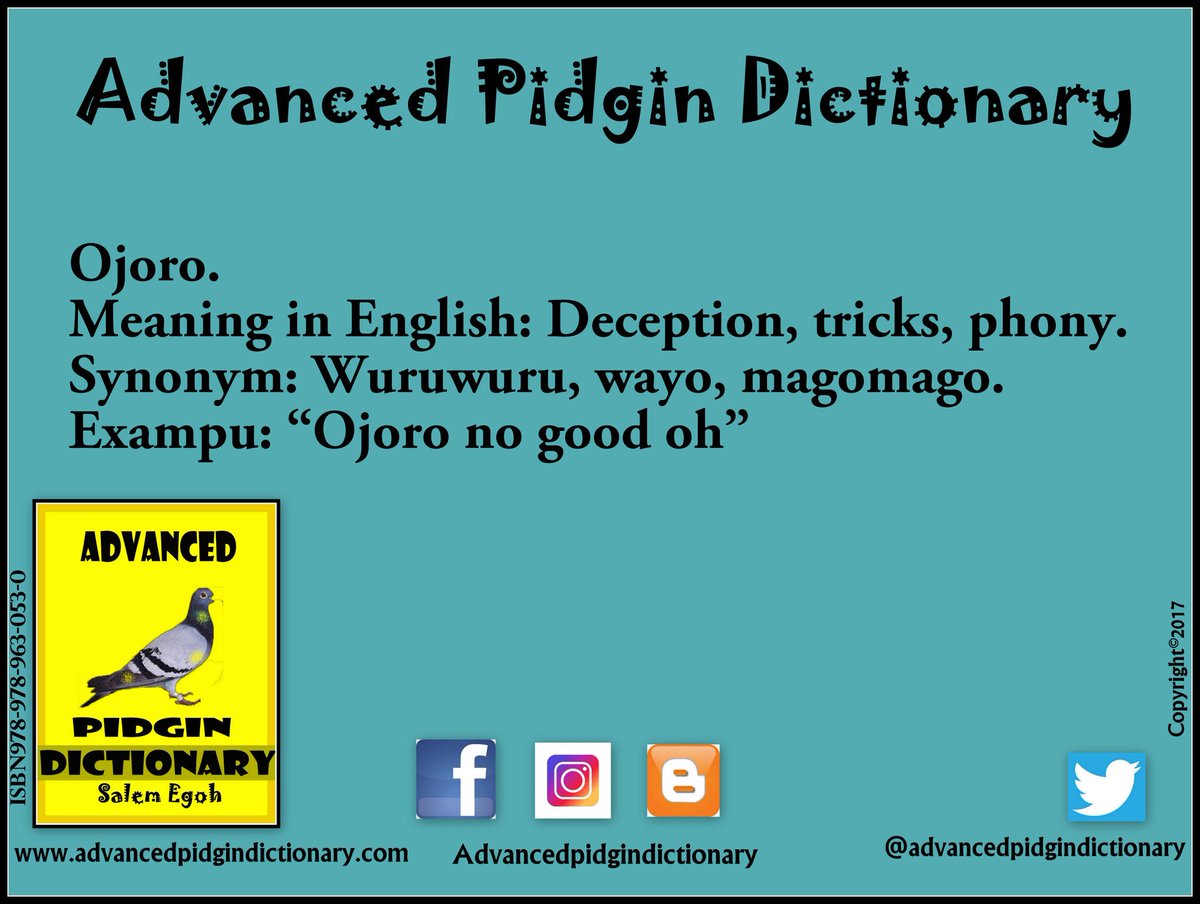 pidgin dictionary pidgin dictionary