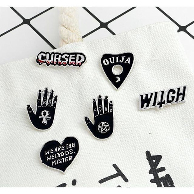 The Craft Enamel Pin Set
🌙FREE World Wide Shipping🌙
 Get it here 👉 bit.ly/2AbLfmE 
#goth|#gothic|#witch|#witches|#witchy|#witchfashion|#gothfashion|#halloween