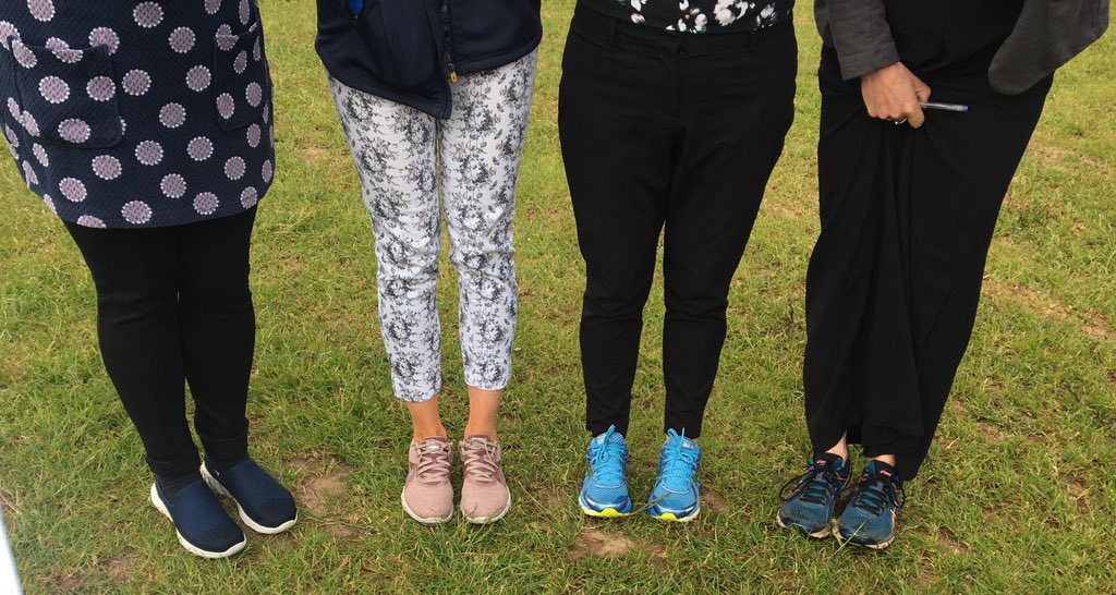 PSalter_PE's tweet image. Year 8&amp;amp;9 tutors doing the morning mile today. #MentalHeathAwarenessWeek