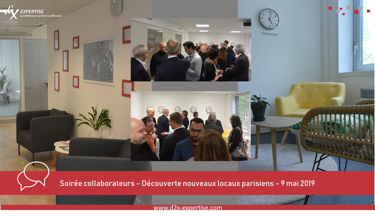 d2xExpertise's tweet photo. #d²XParis : soirée "pendaison de crémaillère" pour les collaborateurs parisiens la semaine dernière avec la découverte des nouveaux locaux ! Merci à tous ! https://t.co/sr8vczWRt9