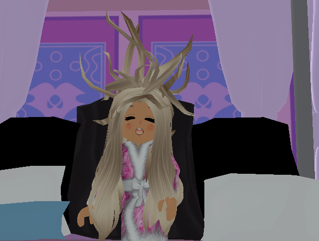 Purple Messy Bedhead Hairstyle - Roblox