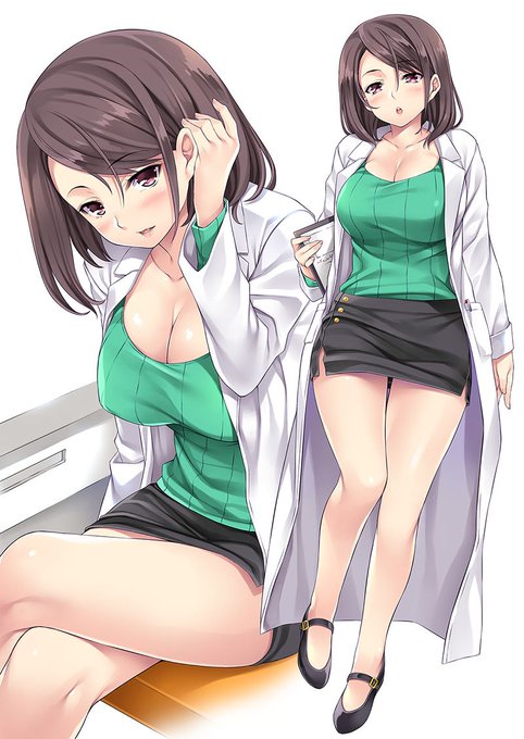 新作漫画のキャラデザしております～!
商業の漫画用に考えたキャラですが個人的に保健室の先生描きたかったので
同人誌で出したいと思います(*'°`*) 