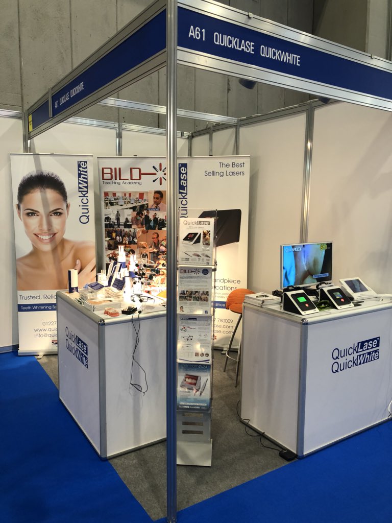 QLQW's tweet image. All ready to go! Stand A61 #BDCDS2019 #lasers #teethwhitening #loupes